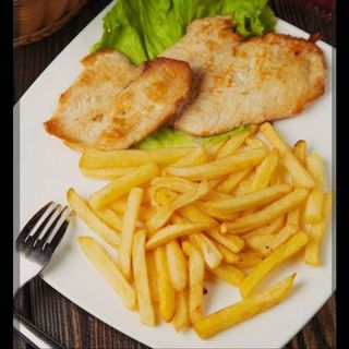 Combinado de pechuga a la plancha