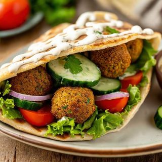 Falafel Completa En Plato