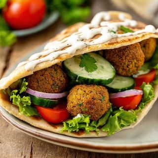 Falafel En Pan Pita