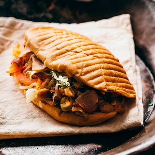 Plato De Swawarma En Plato De Solo Carne