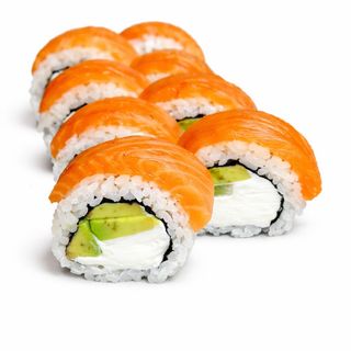 Uramaki De Philadelphia Con Salmón