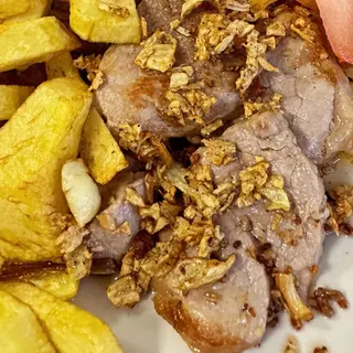 Solomillo ajo