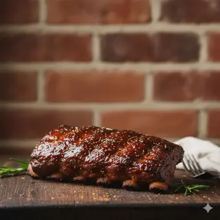 Medio Costillar a la BBQ