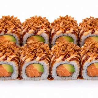 Roll De Salmón Crunch