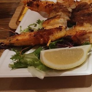 Pinchos De Calamares Y Langostinos 2 uds