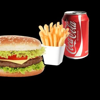 Menú hamburguesa pollo