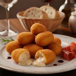 Croquetas Cremosas De Jamón Ibérico (6 Uds)
