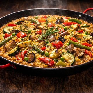 Arroz De Verduras De Temporada