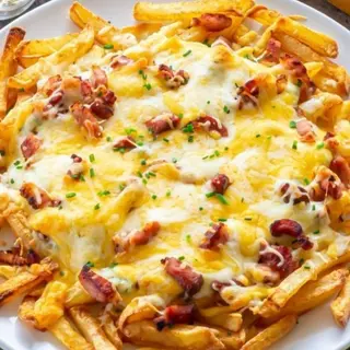 Patatas Con Queso Y Beicon
