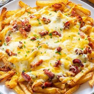 Patatas Con Queso Y Beicon