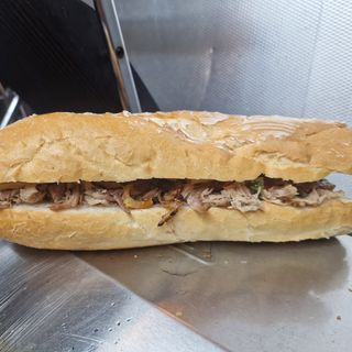 Sandwich cubano de pierna de cerdo