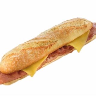 Bocadillo De Bacon con queso