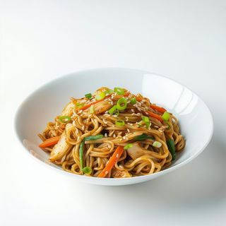 Yakisoba Con Verduras Y Huevo