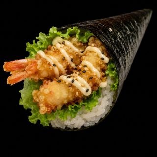Temaki De Ebi Tempura