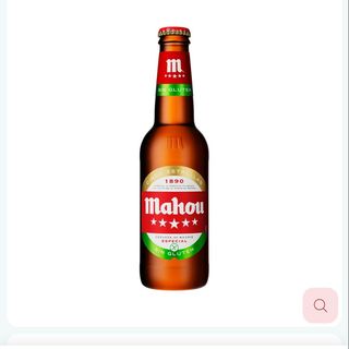 Cerveza Mahou 5 Estrellas Sin Gluten 33cl.