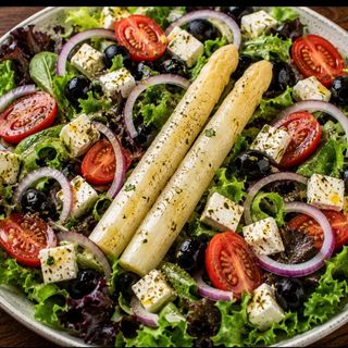 Griega mixta con Feta Y Aceitunas