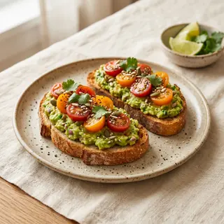 Bruschetta De Guacamole