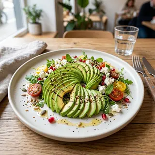 Aguacate A La Parrilla Con Feta