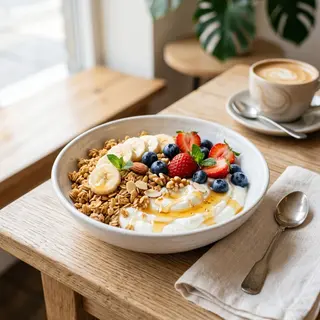 Bol De Yogur Y Granola