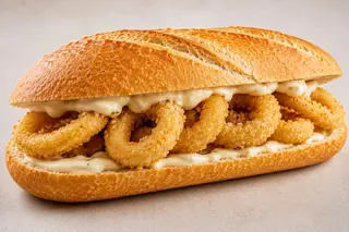 Bocadillo calamardo