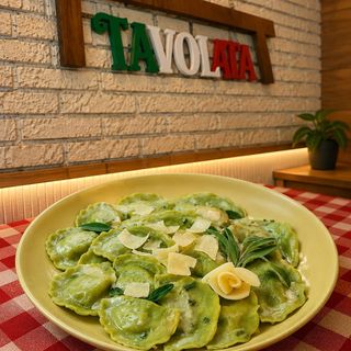 Ravioli Di Spinaci Y Mascarpone