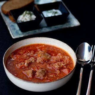 Borsch with Turkey