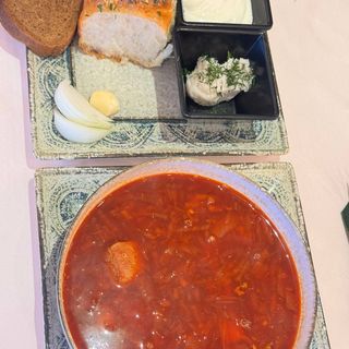 Borsch with Pork Ribs