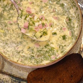 Okroshka with Chicken