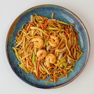 Tallarines Con Gambas