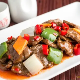 Ternera Con Salsa Picante