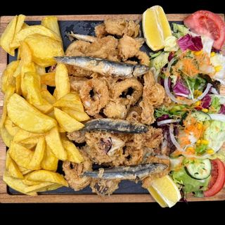 Tabla De Fritura De Pescado