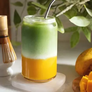 Iced Mango Matcha