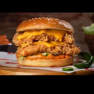 Hamburguesa Doble Pollo
