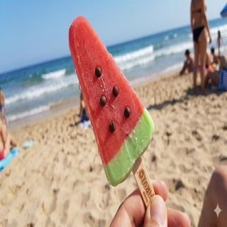Helado De Palito De Sandía