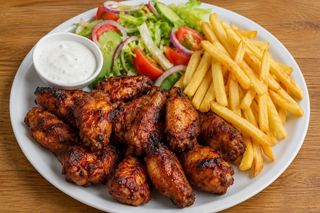 1 2 Pollo Al Ast + Patatas + Ensalada