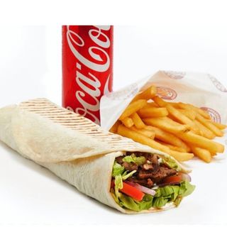 Durum Kebab + Patatas + Bebida