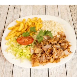 Plato Completo + Patatas + Ensalada + Arroz