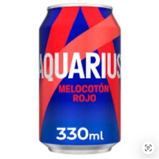 Aquarius Melocotón lata 330ml.