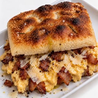 Focaccia Carbonara