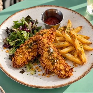 Pollo rebozado