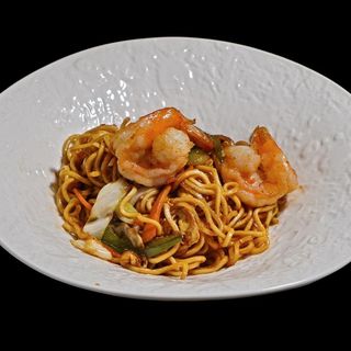 Yakisoba Con Gambas