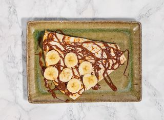 Crepe Con Nutella Y Plátano