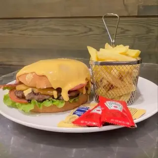 Hamburguesa Tropi Cheddar