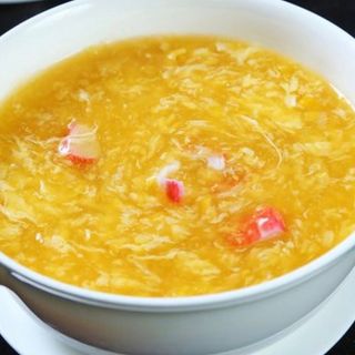 Sopa De Maíz Con Carne De Cangrejo