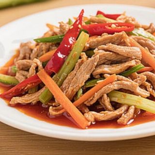 Cerdo Con Salsa Picante