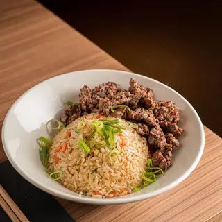 Yakimeshi De Verduras Y Rib Eye