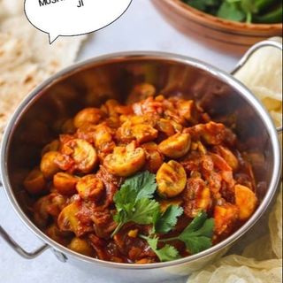 Champiñones Bhaji