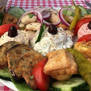 Assorted Hot Appetizer Platter From The Grill