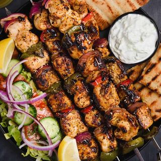 Pork Souvlaki / Souvlaki De Cerdo