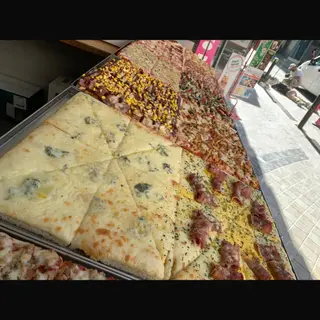 Porción pizza kebab 